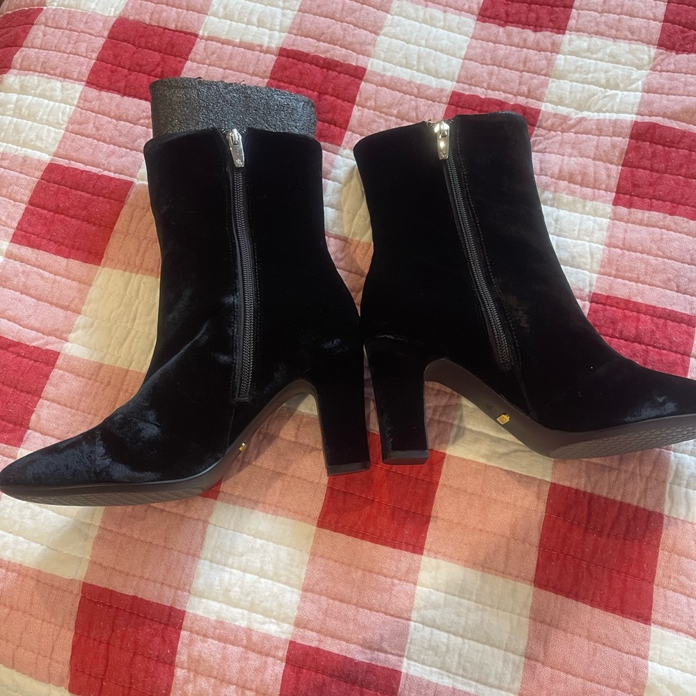 Ralph Lauren Black Heeled Boots - Picture 2 of 4